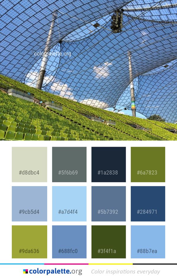 Sport Venue Structure Net Color Palette