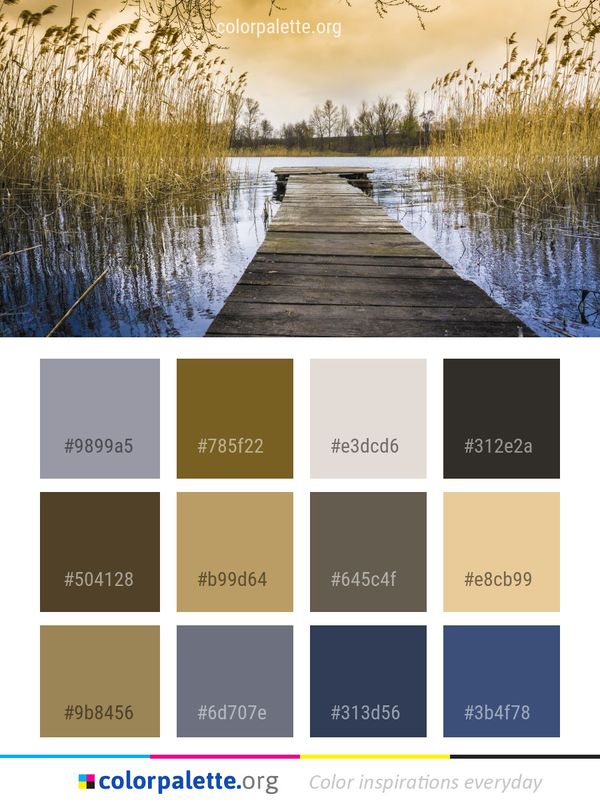 Reflection Water Nature Color Palette