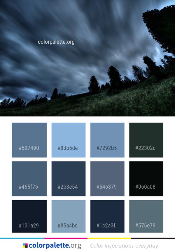 Sky Cloud Nature Color Palette