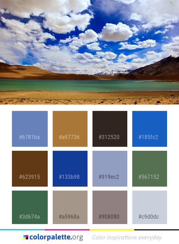 Sky Ecosystem Cloud Color Palette