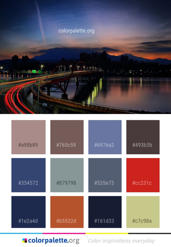 Sky Nature Reflection Color Palette