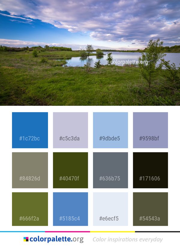 Sky Nature Loch Color Palette