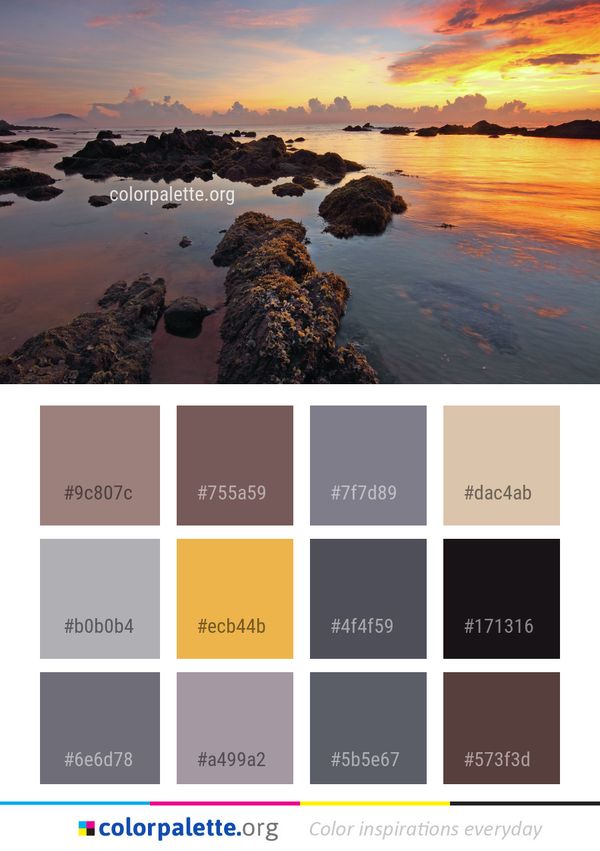 Sky Sea Shore Color Palette