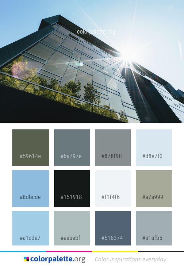 Building Sky Architecture Color Palette