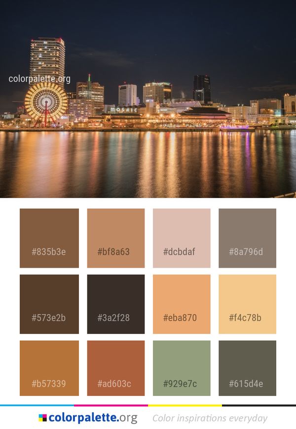 Cityscape Skyline City Color Palette