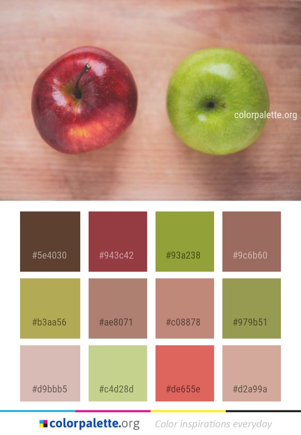 Fruit Apple Produce Color Palette