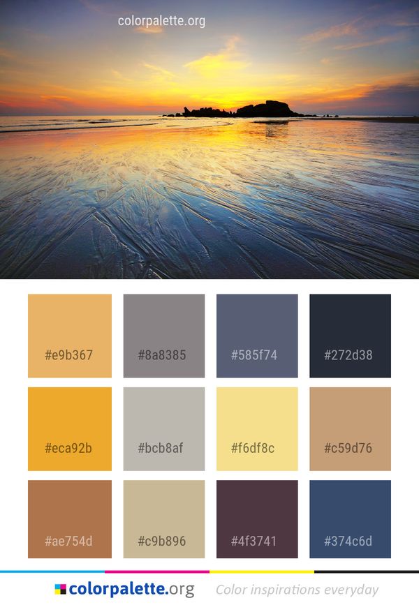 Horizon Sea Sky Color Palette