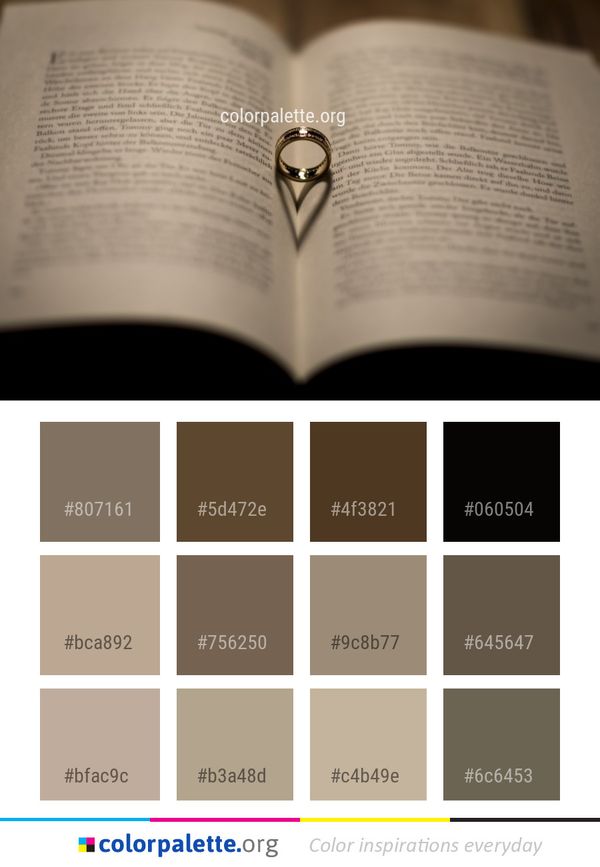 Ring Text Photography Color Palette