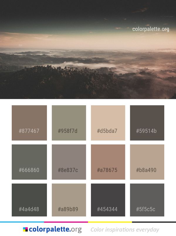 Sky Atmosphere Horizon Color Palette