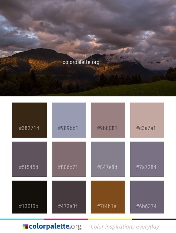 Sky Cloud Highland Color Palette