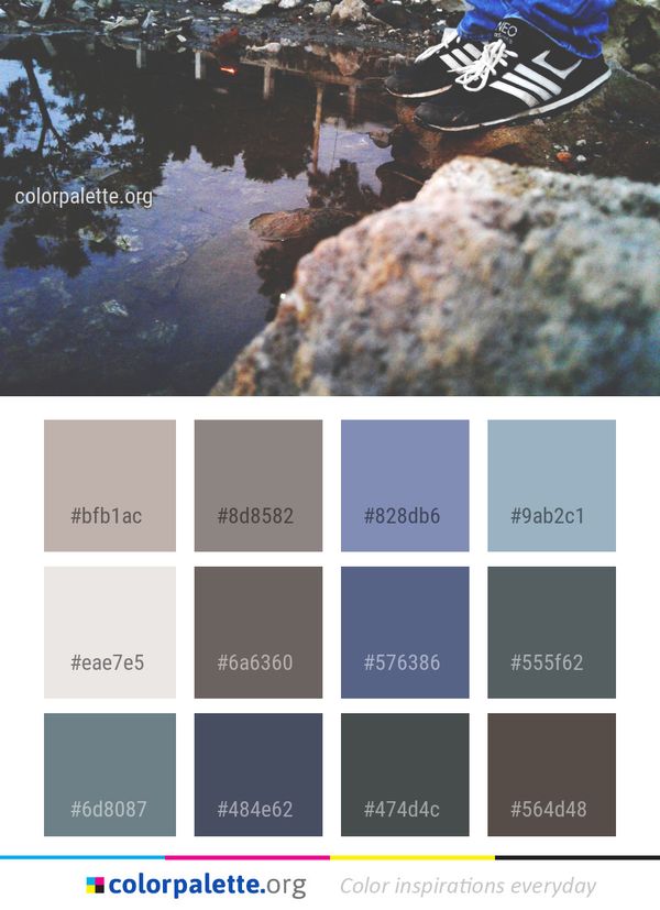 Water Reflection Resources Color Palette