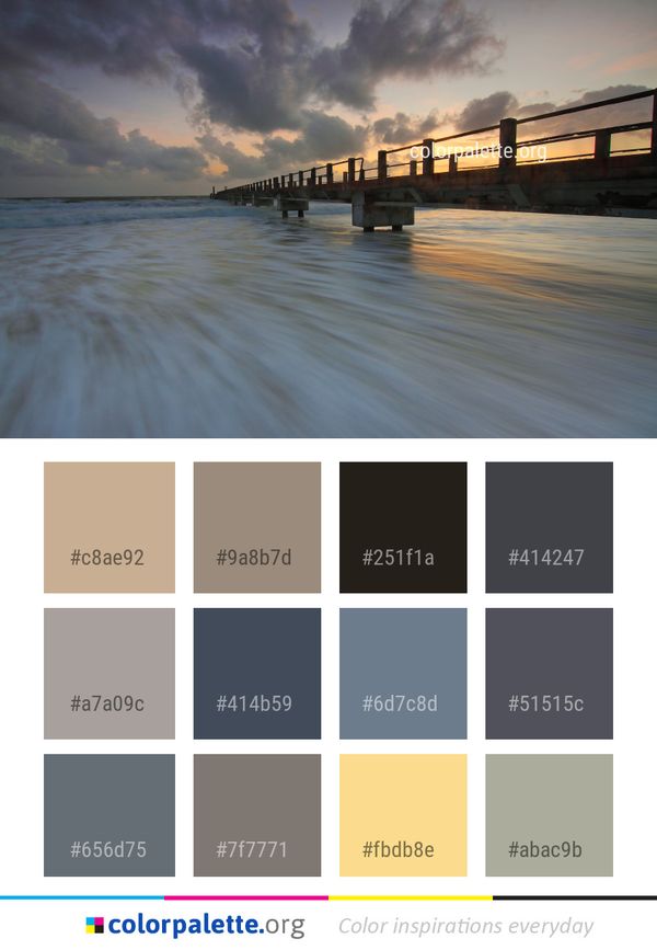 Body Of Water Sky Sea Color Palette