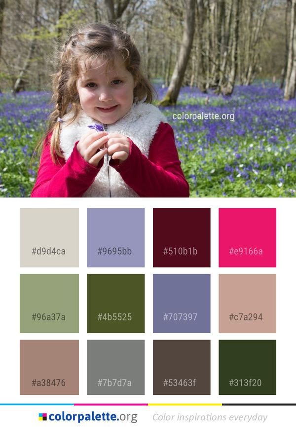 Flower Nature Pink Color Palette