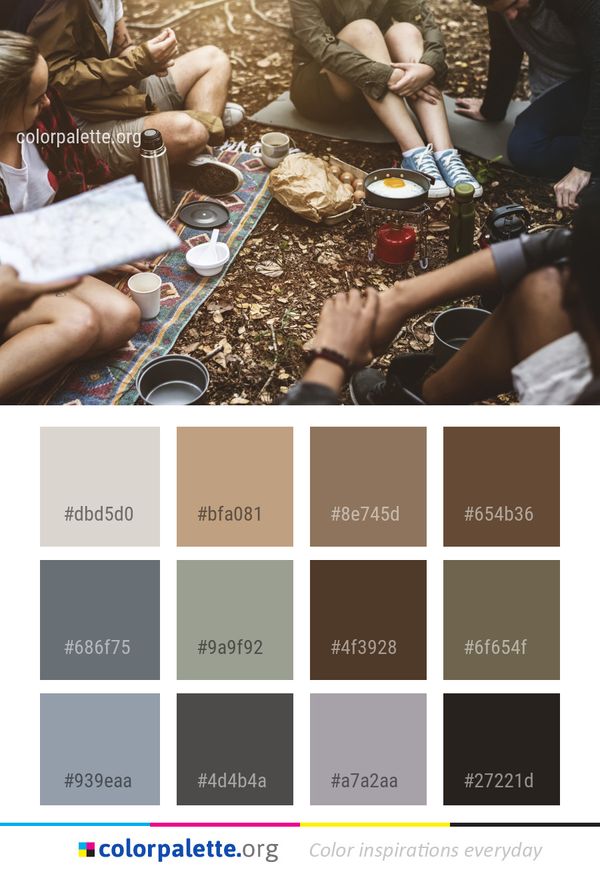 Food Tradition Meal Color Palette
