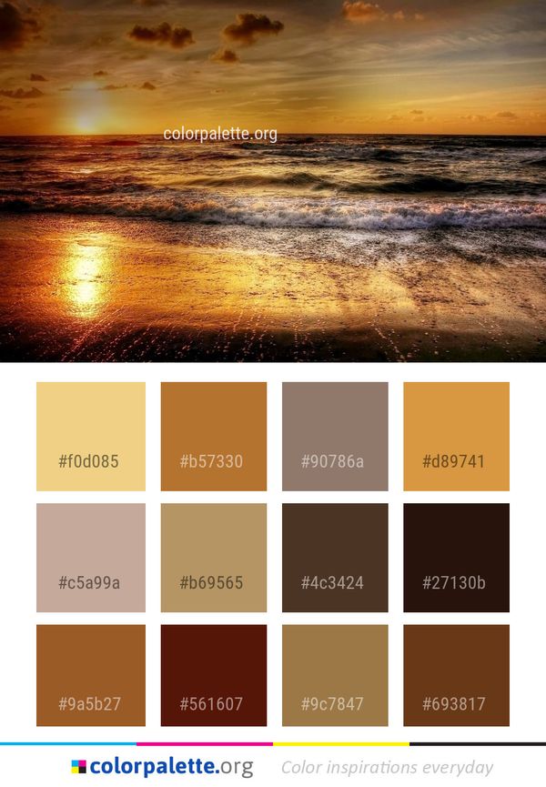 Horizon Sky Sea Color Palette