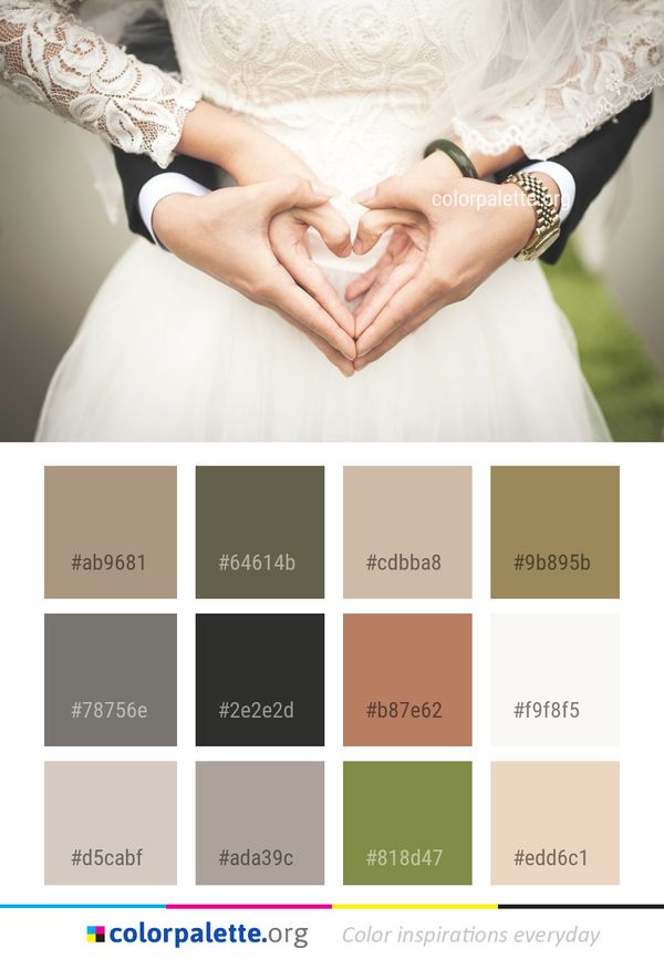 Photograph Bride Jewellery Color Palette