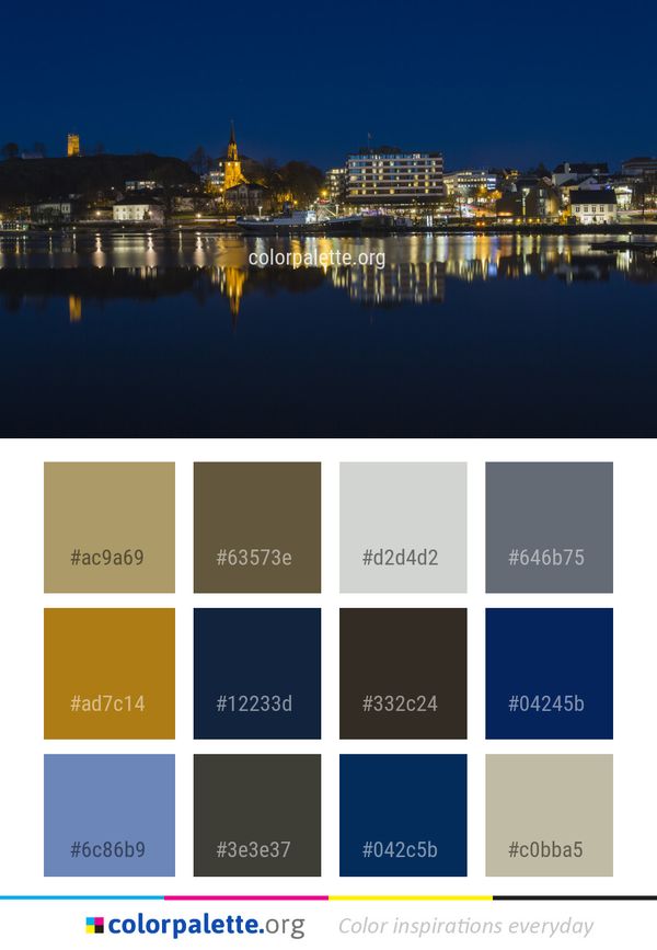 Reflection Night Sky Color Palette