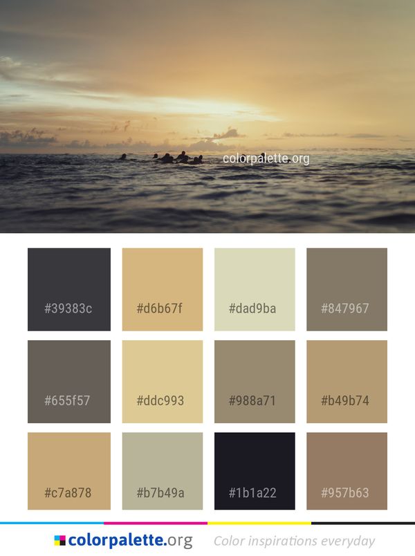 Sea Horizon Sky Color Palette