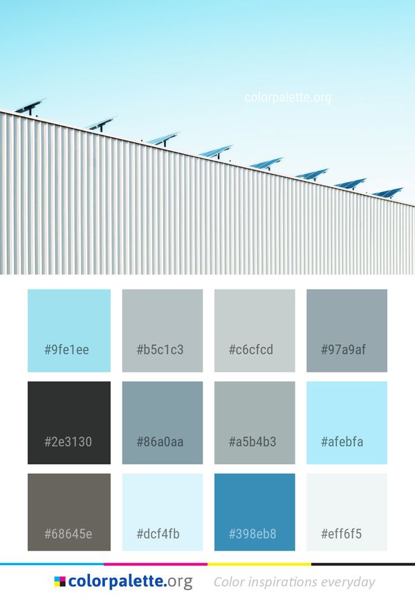 Sky Architecture Line Color Palette