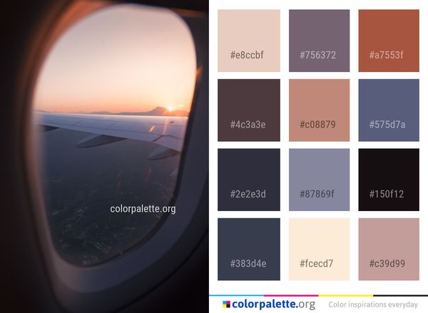 Sky Atmosphere Photography Color Palette