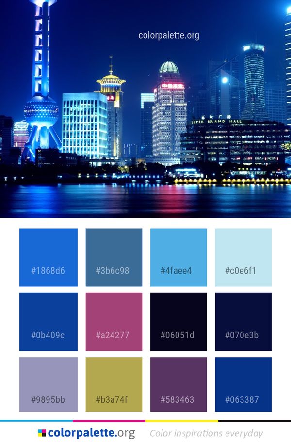 Metropolitan Area Cityscape City Color Palette