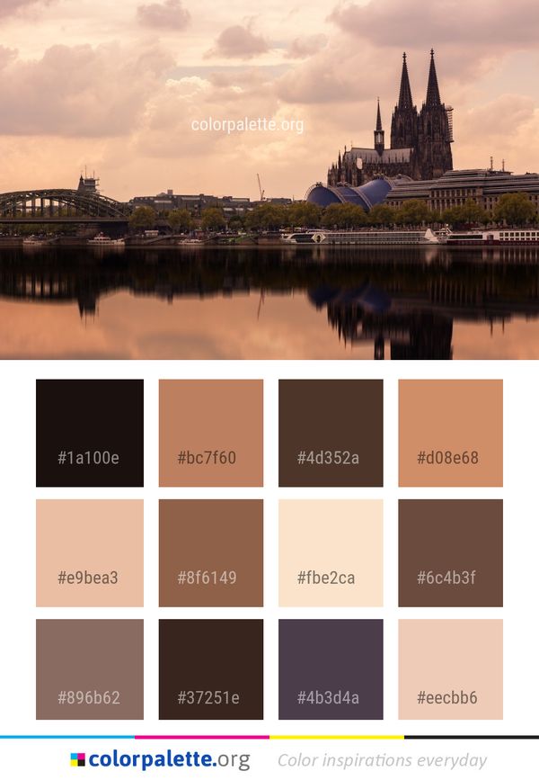 Reflection Sky Waterway Color Palette