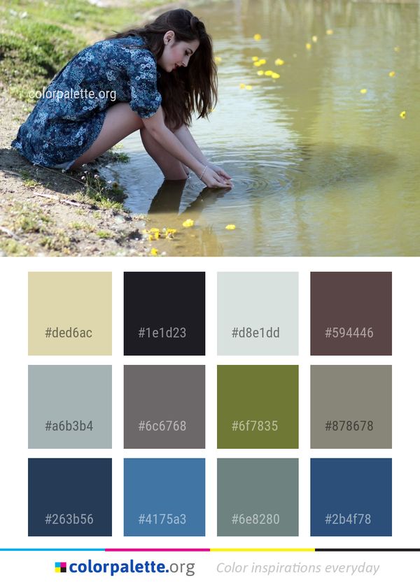 Water Girl Beauty Color Palette
