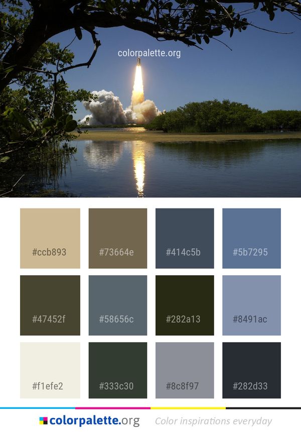 Water Reflection Sky Color Palette