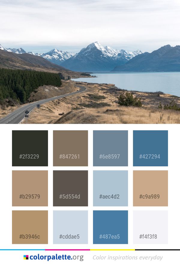 Wilderness Mountain Highland Color Palette