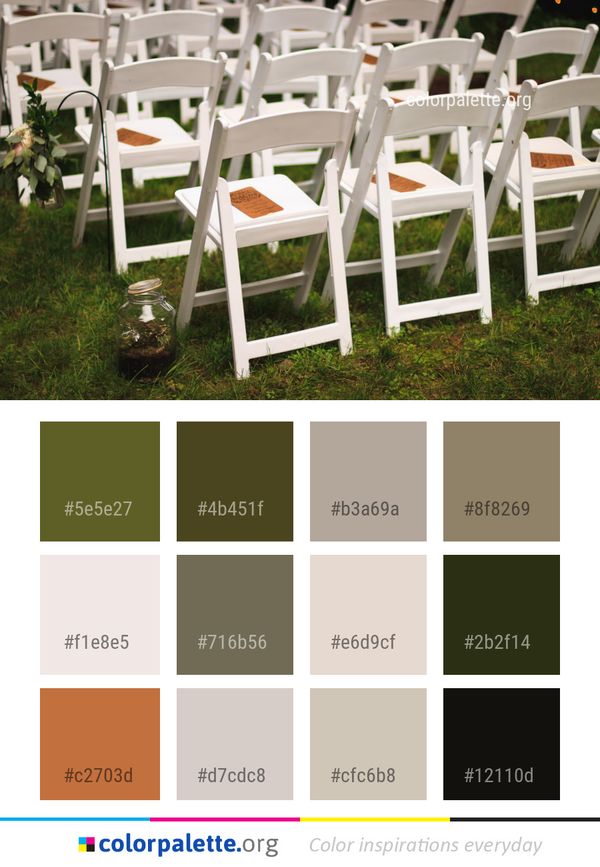 Furniture Chair Table Color Palette
