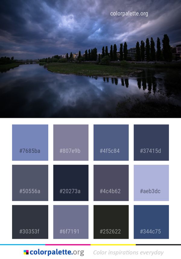 Reflection Water Nature Color Palette