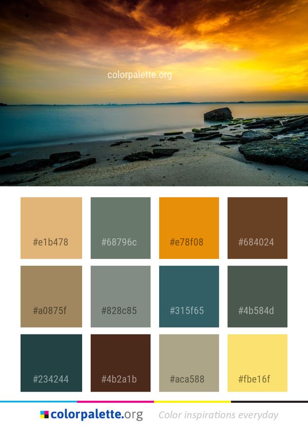 Sky Horizon Sea Color Palette