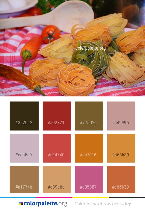 Dish Vegetable Food Color Palette