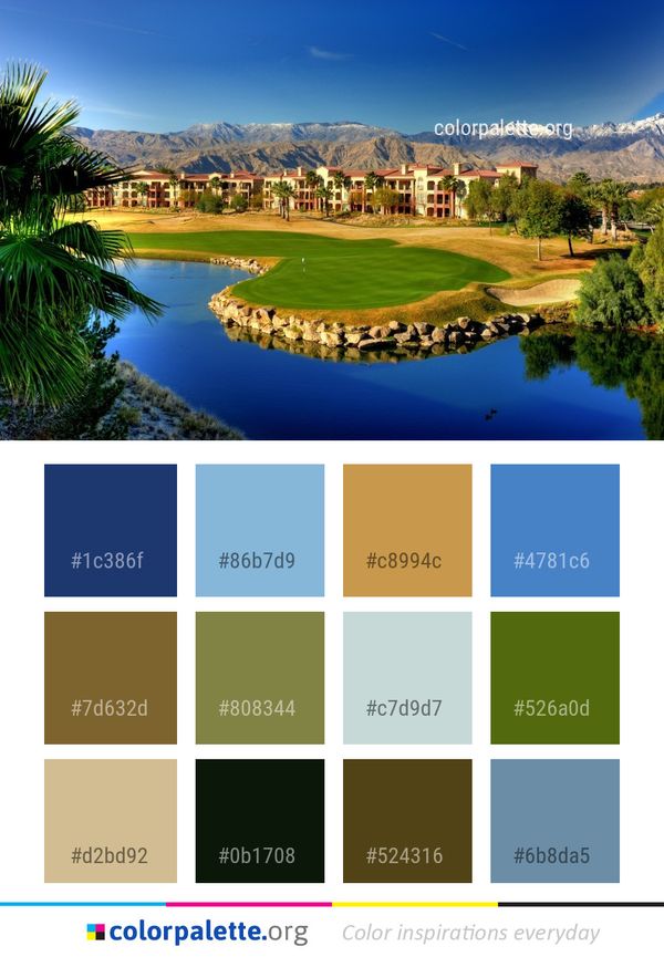 Nature Reflection Sky Color Palette