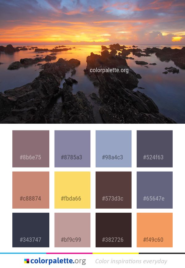 Sky Sea Horizon Color Palette
