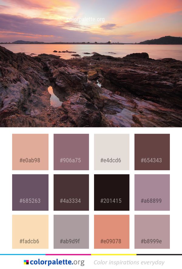 Sky Sea Shore Color Palette