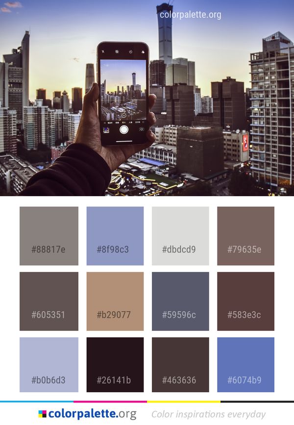 City Urban Area Cityscape Color Palette