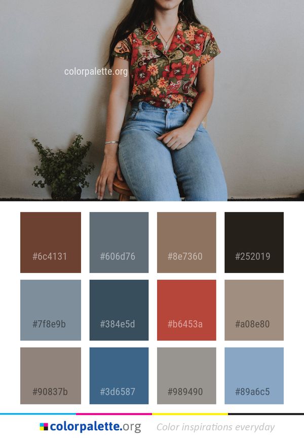 Clothing Jeans Shoulder Color Palette