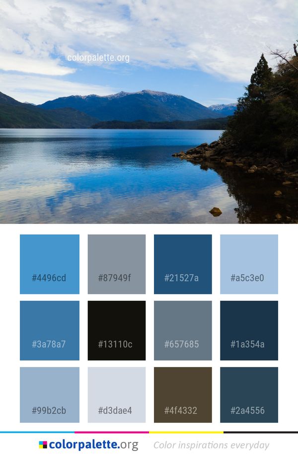 Reflection Lake Nature Color Palette