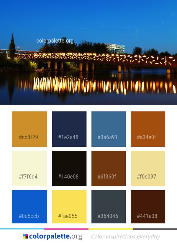 Reflection Nature Sky Color Palette