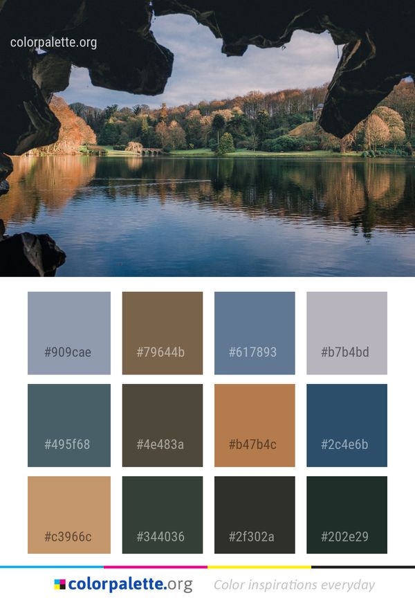 Reflection Water Nature Color Palette