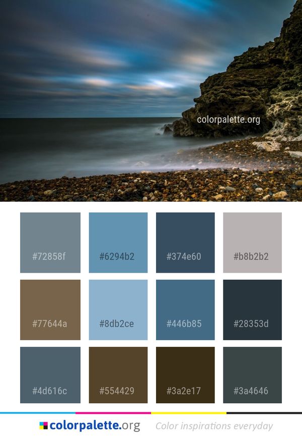 Sea Sky Body Of Water Color Palette