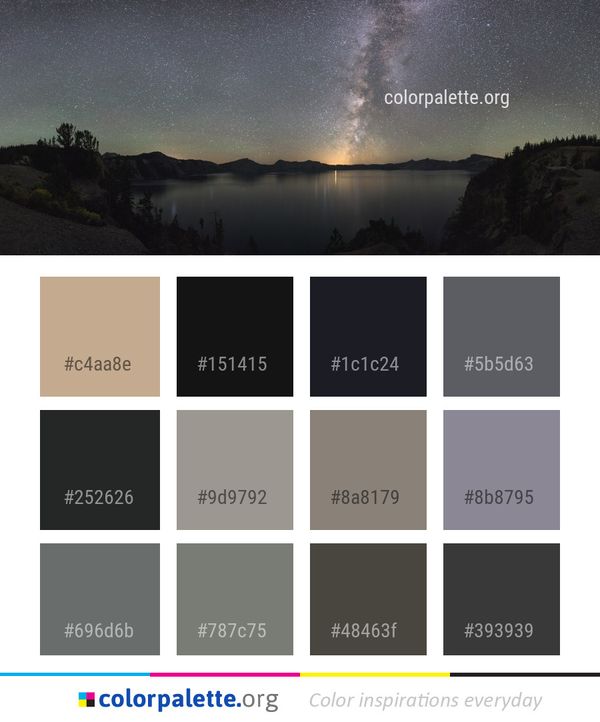 Nature Sky Atmosphere Color Palette