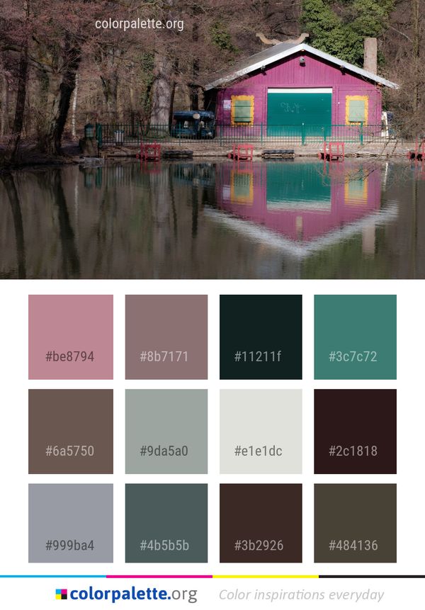 Reflection Water Nature Color Palette