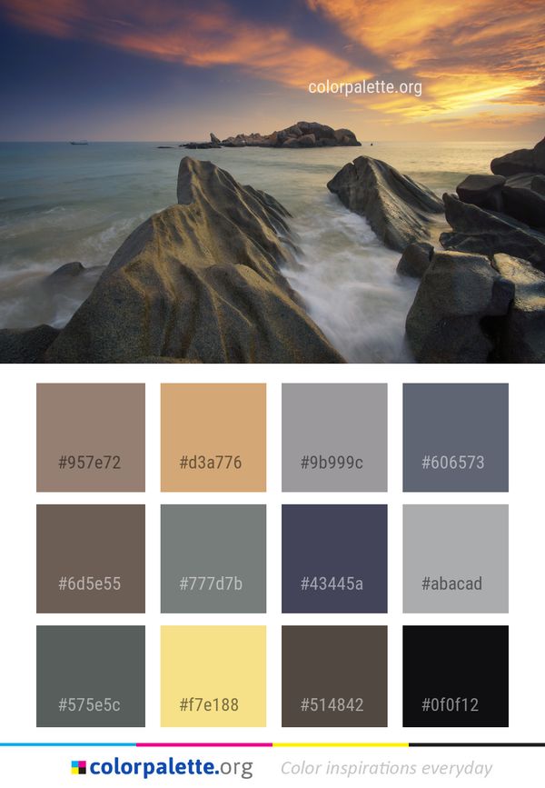 Sea Sky Coast Color Palette