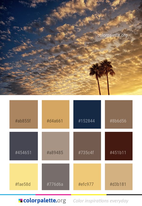 Sky Cloud Daytime Color Palette