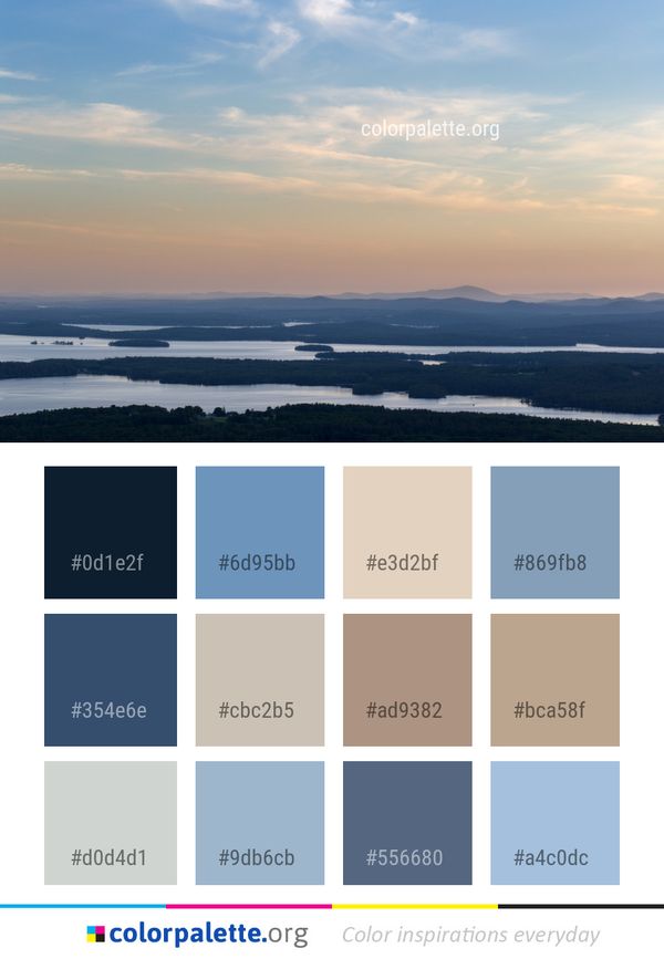 Sky Horizon Loch Color Palette