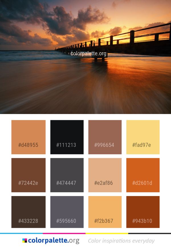 Sky Sea Horizon Color Palette