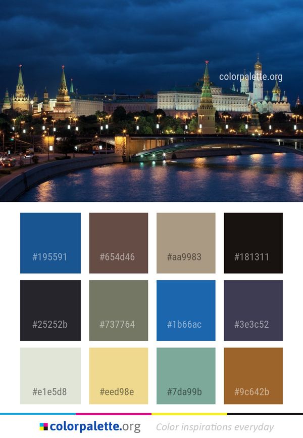 Cityscape City Landmark Color Palette