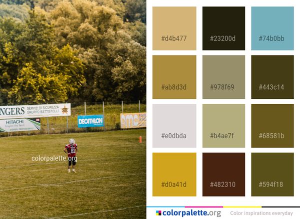 Green Nature Plant Color Palette